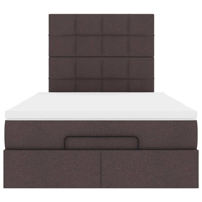 Struttura Letto Pouf con Materasso 80x200 cm in Tessuto | homemem39