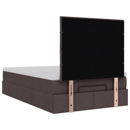Struttura Letto Pouf con Materasso 80x200 cm in Tessuto | homemem39