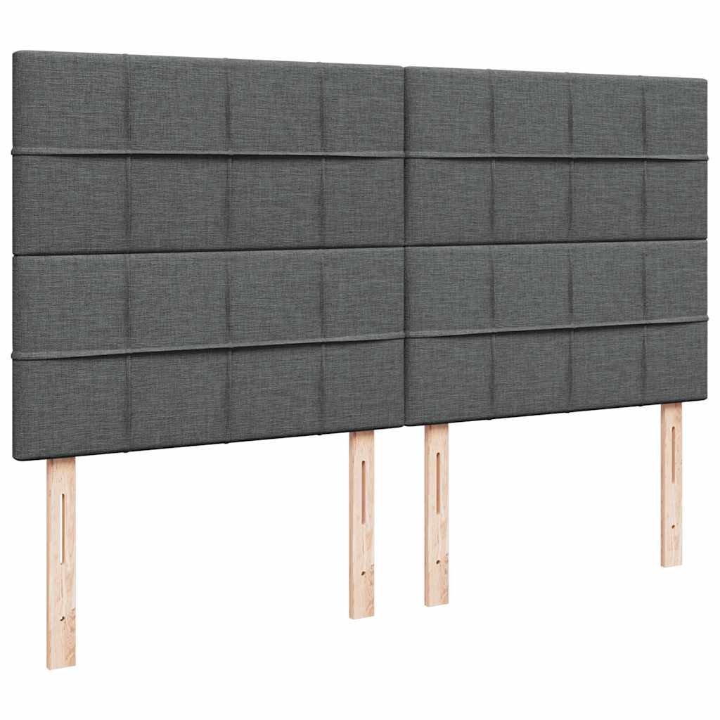 Struttura Letto Pouf con Materasso 160x200 cm in Tessuto