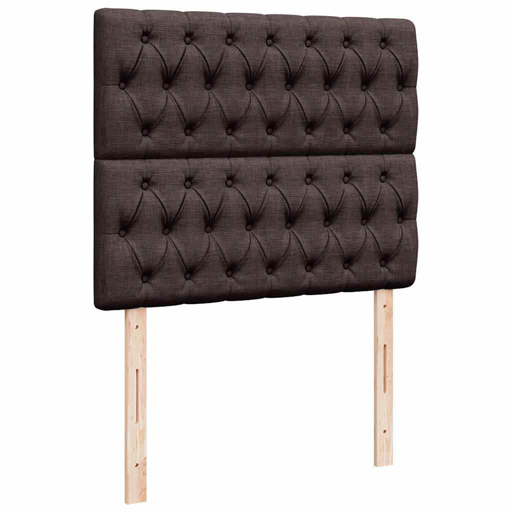 Struttura Letto Pouf con Materasso 120x200 cm in Tessuto - homemem39