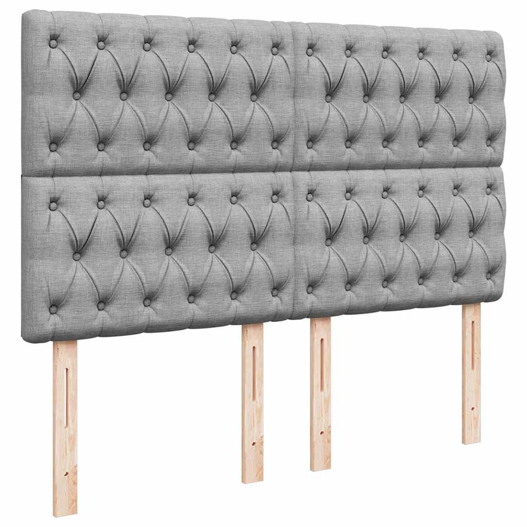 Struttura Letto Pouf con Materasso 140x200 cm in Tessuto | homemem39