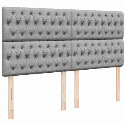 Struttura Letto Pouf con Materasso 160x200 cm in Tessuto | homemem39