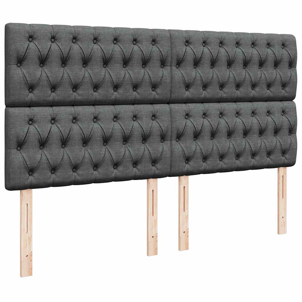 Struttura Letto Pouf con Materasso 160x200 cm in Tessuto