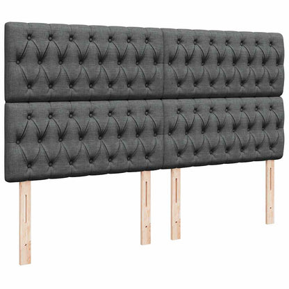 Struttura Letto Pouf con Materasso 160x200 cm in Tessuto