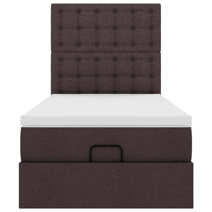Struttura Letto Pouf con Materasso 80x200 cm in Tessuto | homemem39