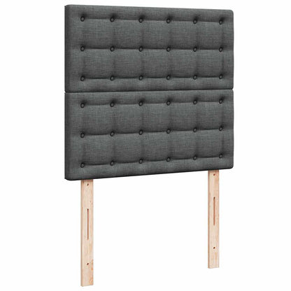 Struttura Letto Pouf con Materasso 100x200 cm in Tessuto - homemem39