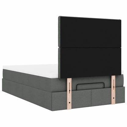 Struttura Letto Pouf con Materasso 80x200 cm in Tessuto | homemem39