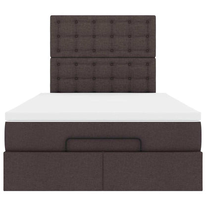 Struttura Letto Pouf con Materasso 80x200 cm in Tessuto | homemem39