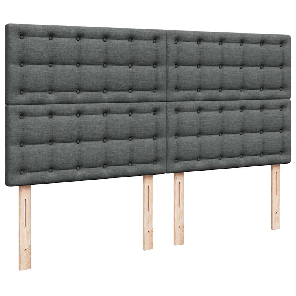 Struttura Letto Pouf con Materasso 160x200 cm in Tessuto | homemem39