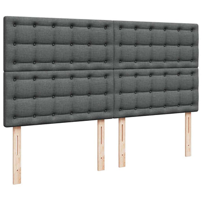Struttura Letto Pouf con Materasso 160x200 cm in Tessuto | homemem39
