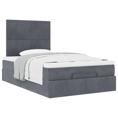 Struttura Letto Pouf con Materassi 80x200 cm Velluto | homemem39