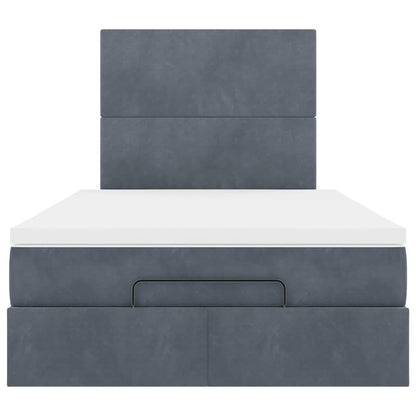 Struttura Letto Pouf con Materassi 80x200 cm Velluto | homemem39