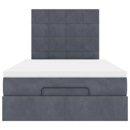 Struttura Letto Pouf con Materassi 80x200 cm Velluto | homemem39