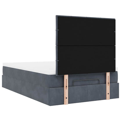 Struttura Letto Pouf con Materassi 80x200 cm Velluto | homemem39