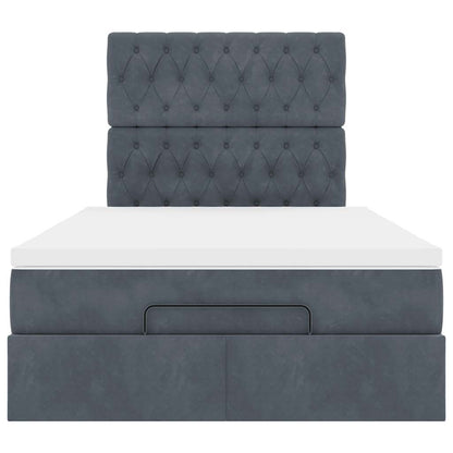 Struttura Letto Pouf con Materassi 80x200 cm Velluto | homemem39