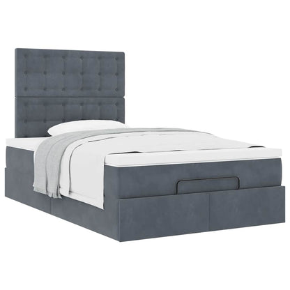 Struttura Letto Pouf con Materassi 80x200 cm Velluto | homemem39