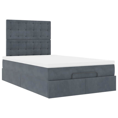 Struttura Letto Pouf con Materassi 80x200 cm Velluto | homemem39