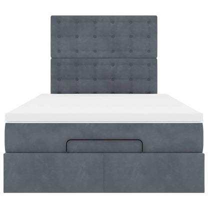 Struttura Letto Pouf con Materassi 80x200 cm Velluto | homemem39