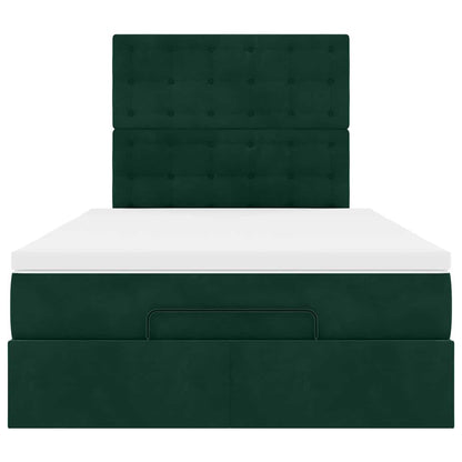 Struttura Letto Pouf con Materassi 120x190 cm Velluto | homemem39