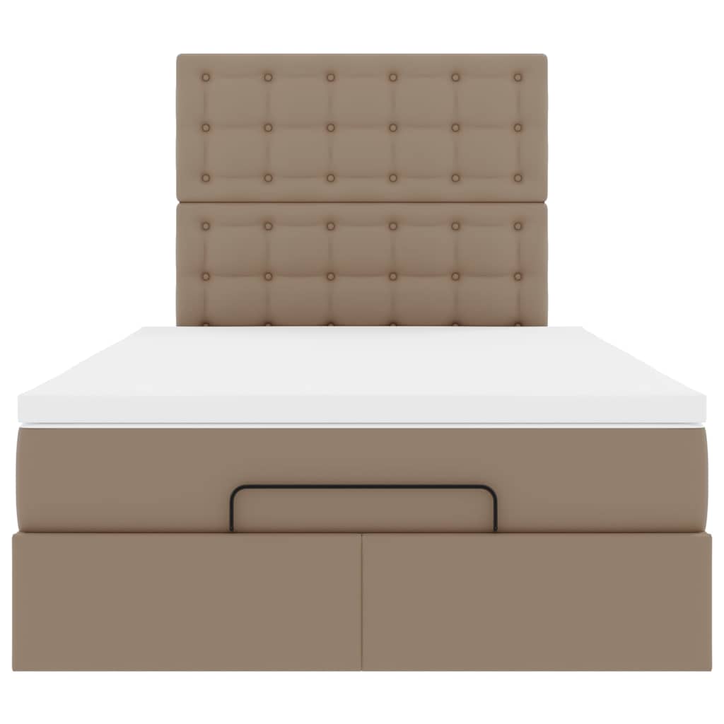 Struttura Letto Pouf con Materasso 120x190 cm Similpelle | homemem39