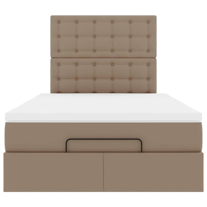 Struttura Letto Pouf con Materasso 120x190 cm Similpelle | homemem39