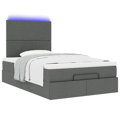 Struttura Letto Pouf con Materasso 80x200 cm in Tessuto | homemem39