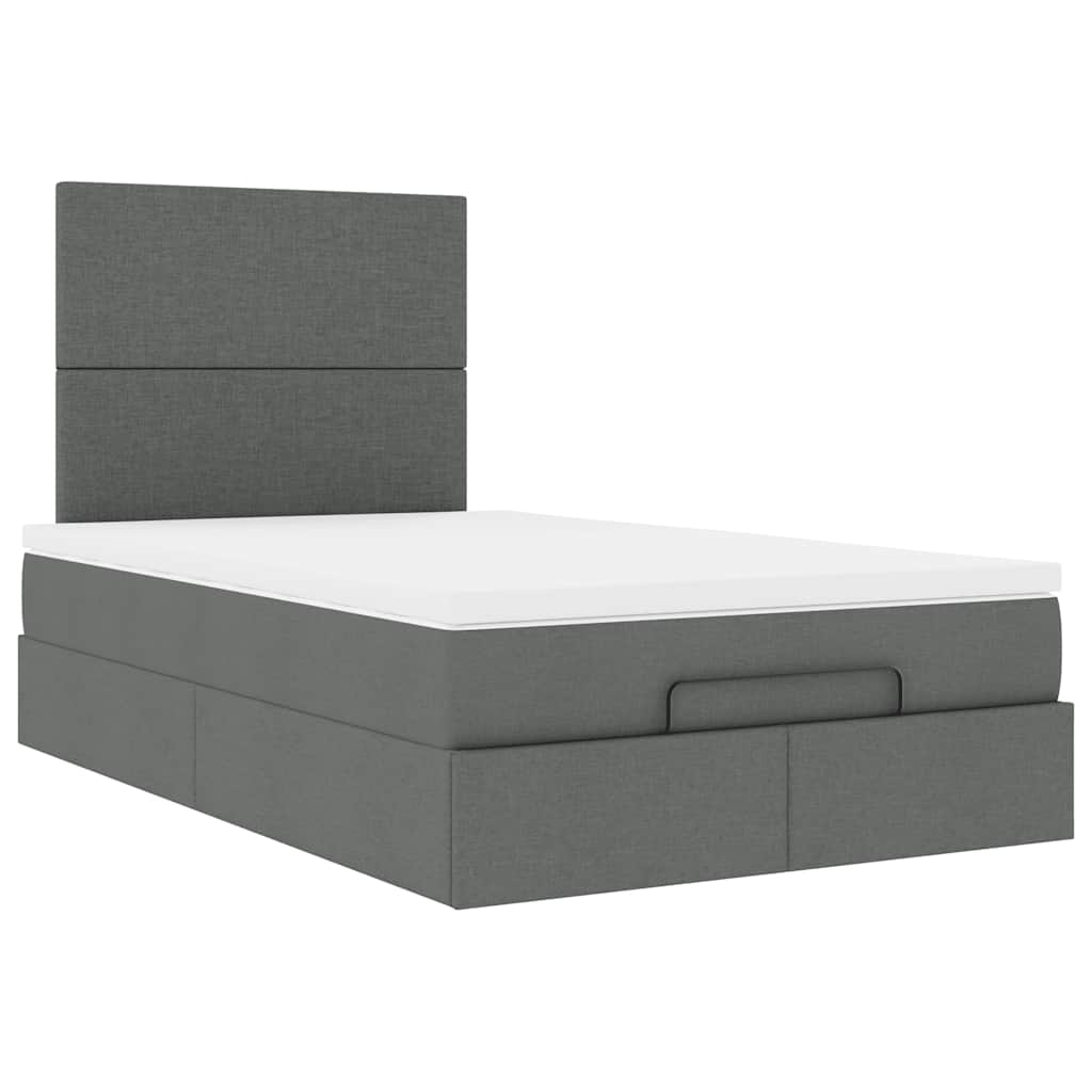 Struttura Letto Pouf con Materasso 80x200 cm in Tessuto | homemem39