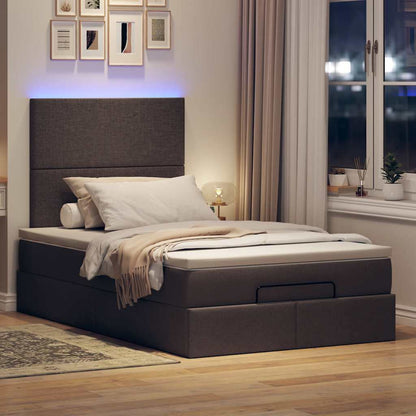 Struttura Letto Pouf con Materasso 80x200 cm in Tessuto | homemem39