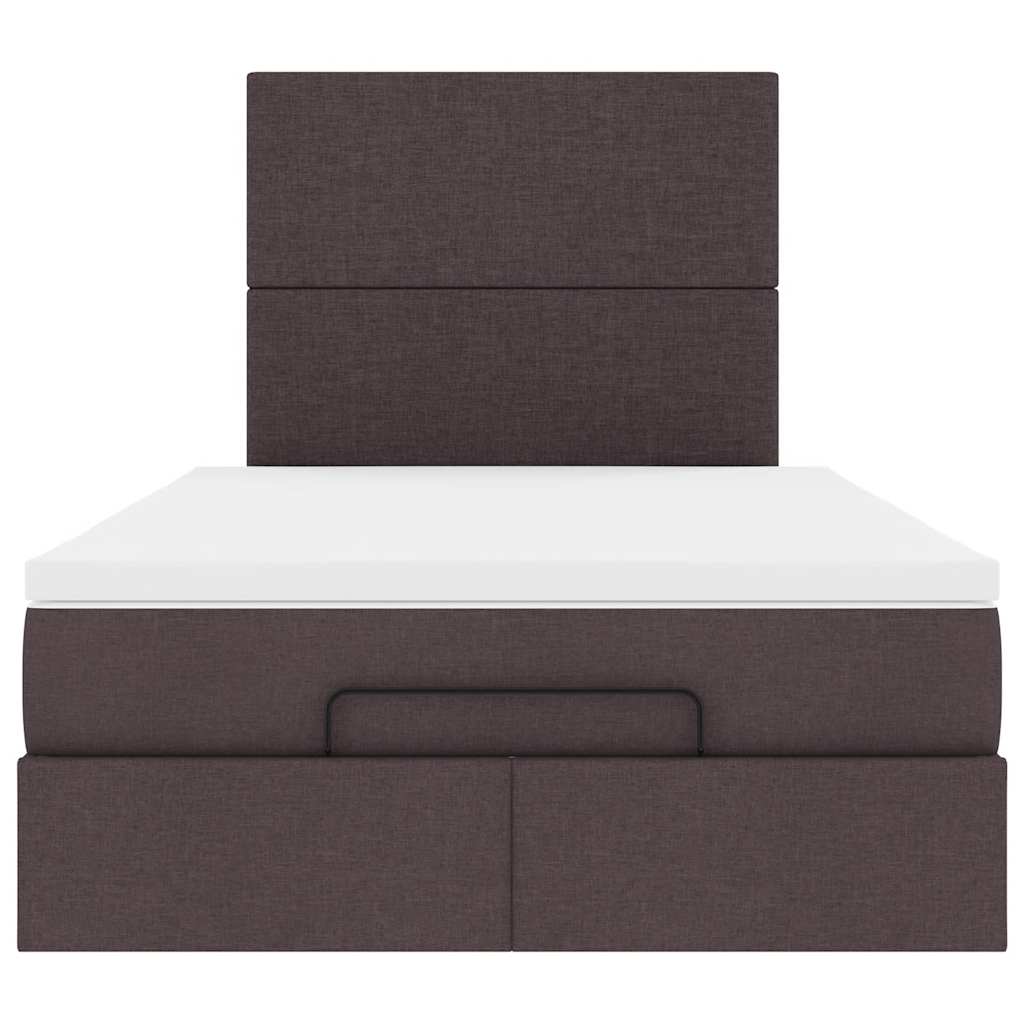 Struttura Letto Pouf con Materasso 80x200 cm in Tessuto | homemem39