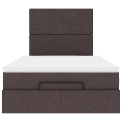 Struttura Letto Pouf con Materasso 80x200 cm in Tessuto | homemem39