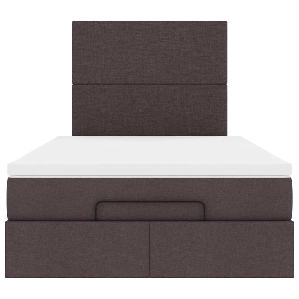 Struttura Letto Pouf con Materasso 120x200 cm in Tessuto