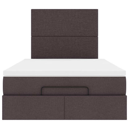 Struttura Letto Pouf con Materasso 120x200 cm in Tessuto