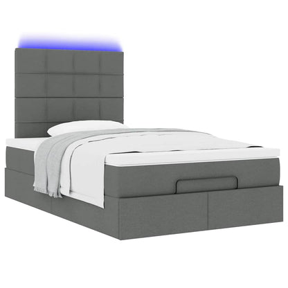 Struttura Letto Pouf con Materasso 80x200 cm in Tessuto | homemem39