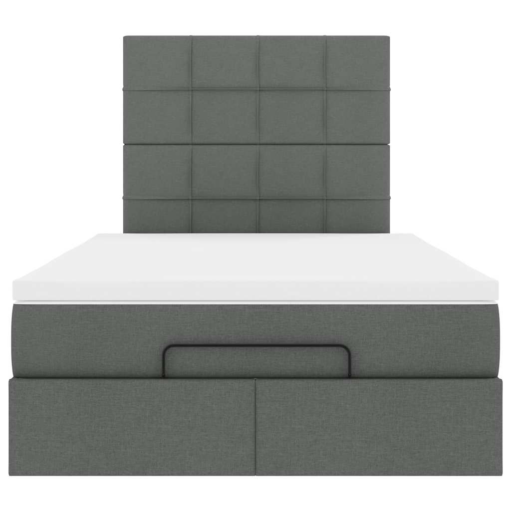 Struttura Letto Pouf con Materasso 80x200 cm in Tessuto | homemem39