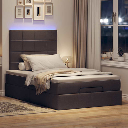 Struttura Letto Pouf con Materasso 80x200 cm in Tessuto | homemem39
