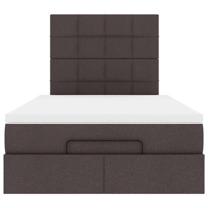 Struttura Letto Pouf con Materasso 120x200 cm in Tessuto