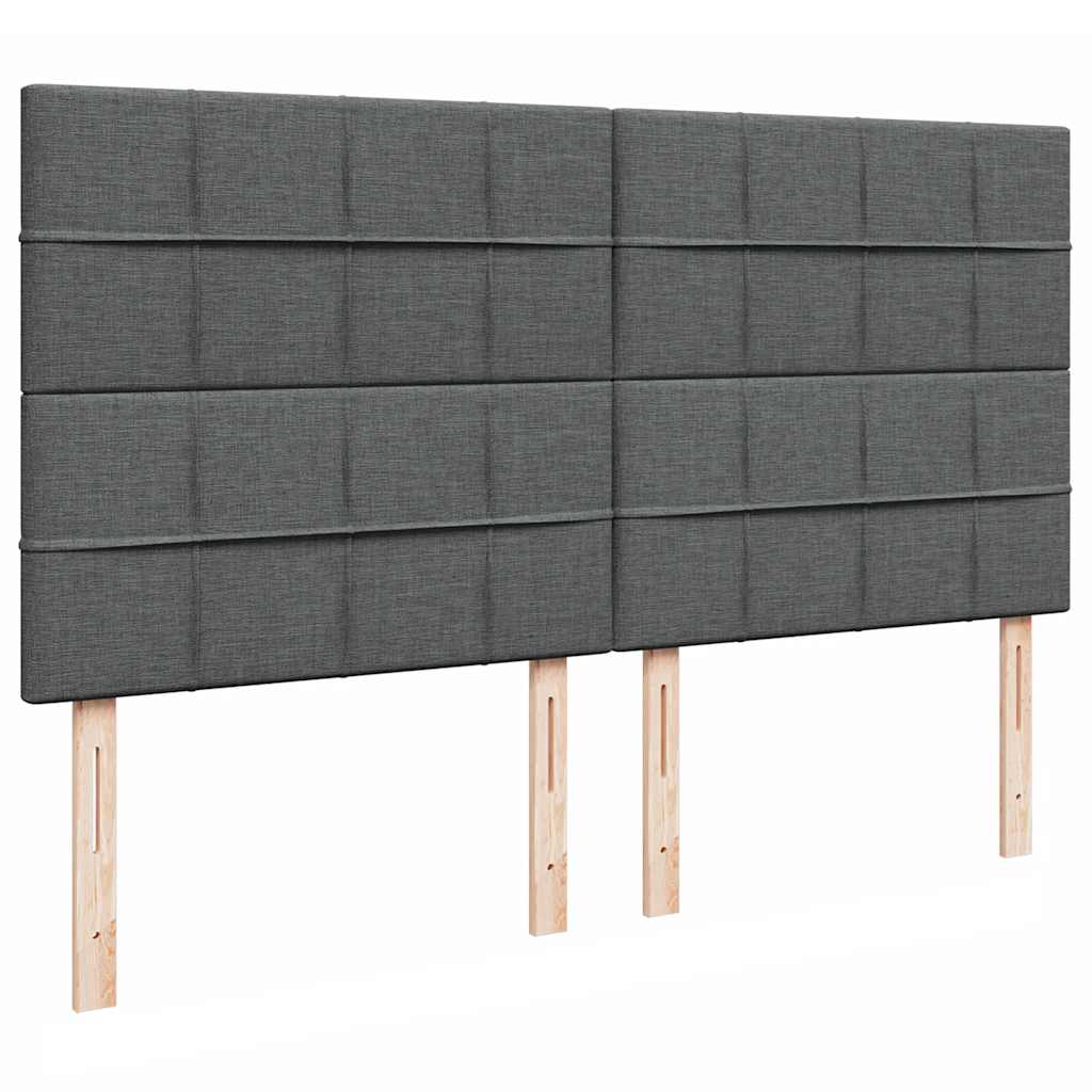 Struttura Letto Pouf con Materasso 160x200 cm in Tessuto