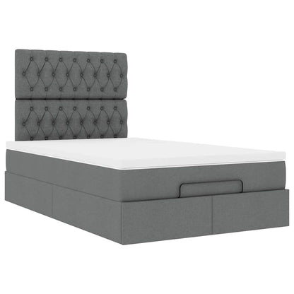 Struttura Letto Pouf con Materasso 80x200 cm in Tessuto | homemem39