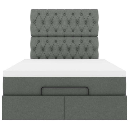 Struttura Letto Pouf con Materasso 80x200 cm in Tessuto | homemem39