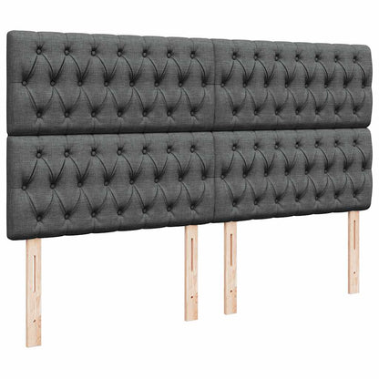 Struttura Letto Pouf con Materasso 160x200 cm in Tessuto