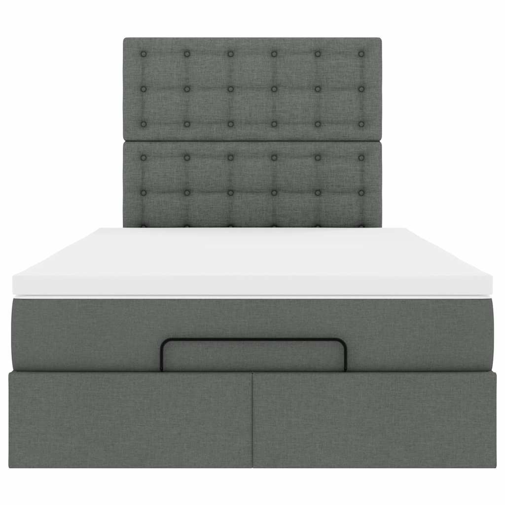 Struttura Letto Pouf con Materasso 80x200 cm in Tessuto | homemem39