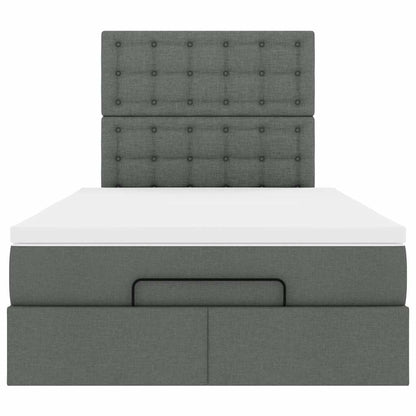 Struttura Letto Pouf con Materasso 80x200 cm in Tessuto | homemem39