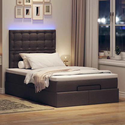 Struttura Letto Pouf con Materasso 80x200 cm in Tessuto | homemem39