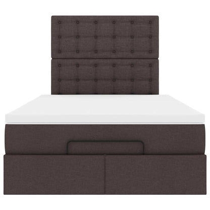 Struttura Letto Pouf con Materasso 80x200 cm in Tessuto | homemem39