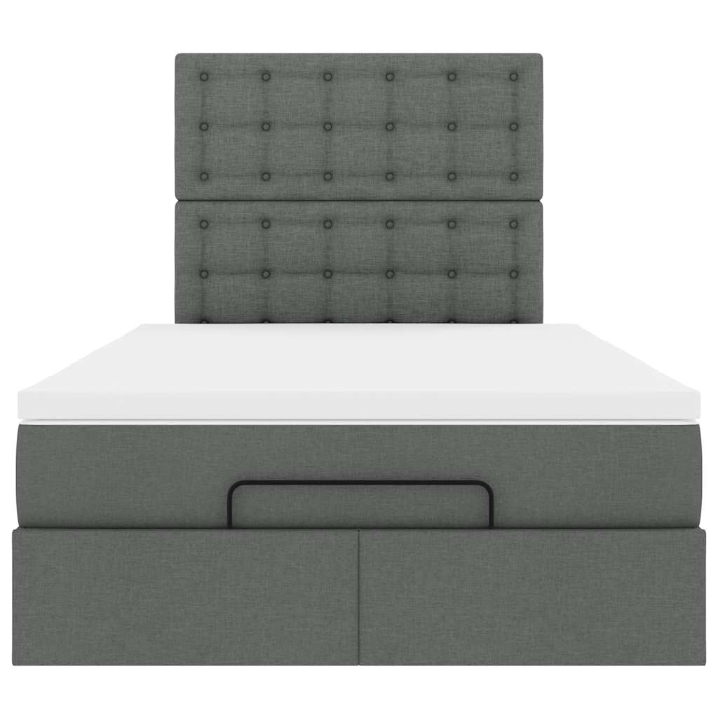 Struttura Letto Pouf con Materasso 120x200 cm in Tessuto