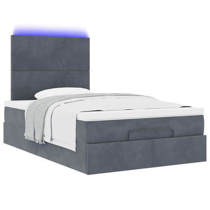 Struttura Letto Pouf con Materassi 80x200 cm Velluto | homemem39