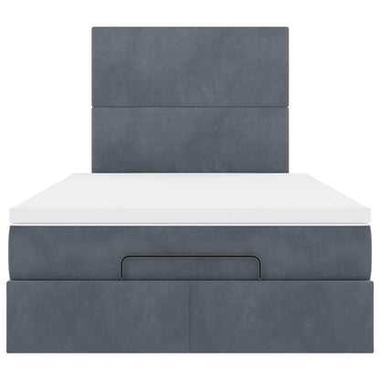 Struttura Letto Pouf con Materassi 80x200 cm Velluto | homemem39
