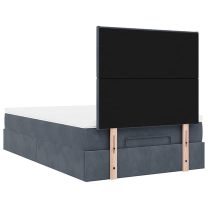 Struttura Letto Pouf con Materassi 80x200 cm Velluto | homemem39