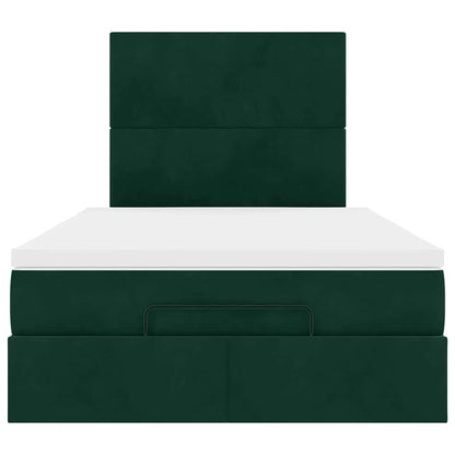 Struttura Letto Pouf con Materassi 120x190 cm Velluto | homemem39