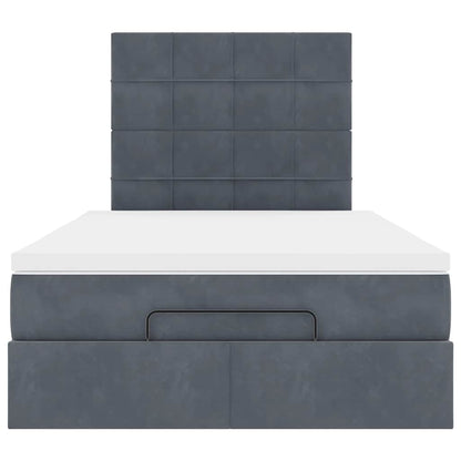 Struttura Letto Pouf con Materassi 80x200 cm Velluto | homemem39